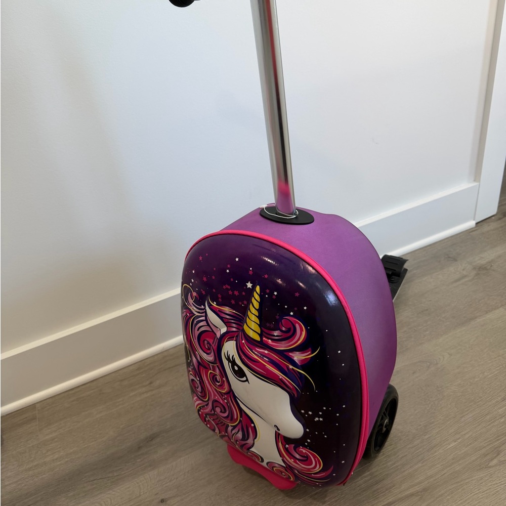 Unicorn Rolling Suitcase for Kids